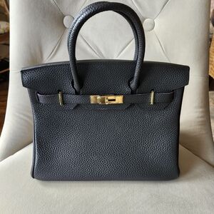 House of Hello Kelly style Black Pebbled Bag